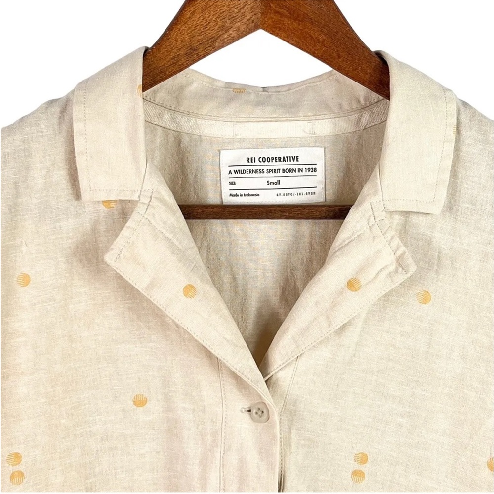 REI Co-op Yurt Print Shirt Size L